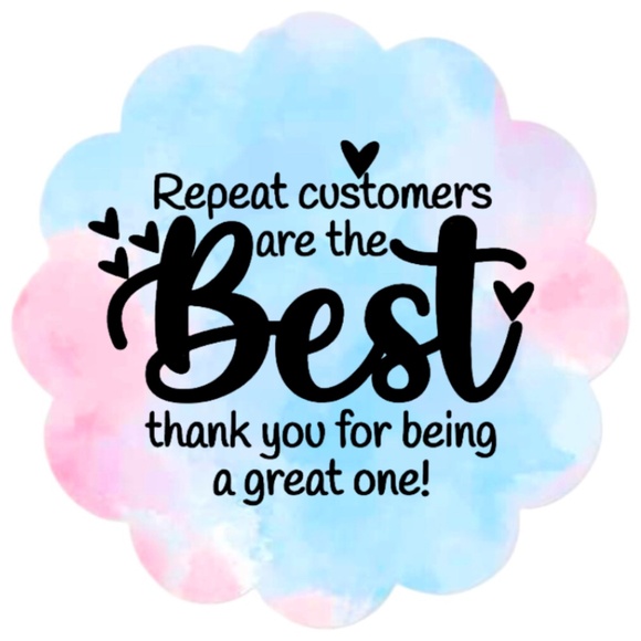 STICKERAFT Other - Repeat Customer Thank You Stickers – "Best Customer" – Pack for Small Biz